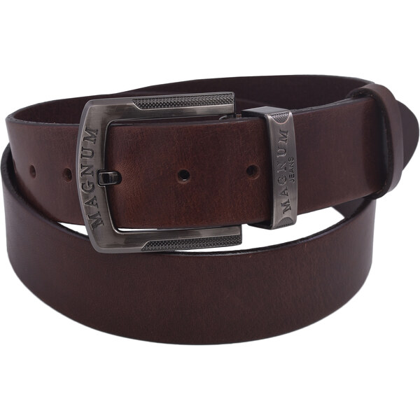 Mercucio Pánsky kožený opasok 740-40-86 tmavohnedý hladký pracka 64508194