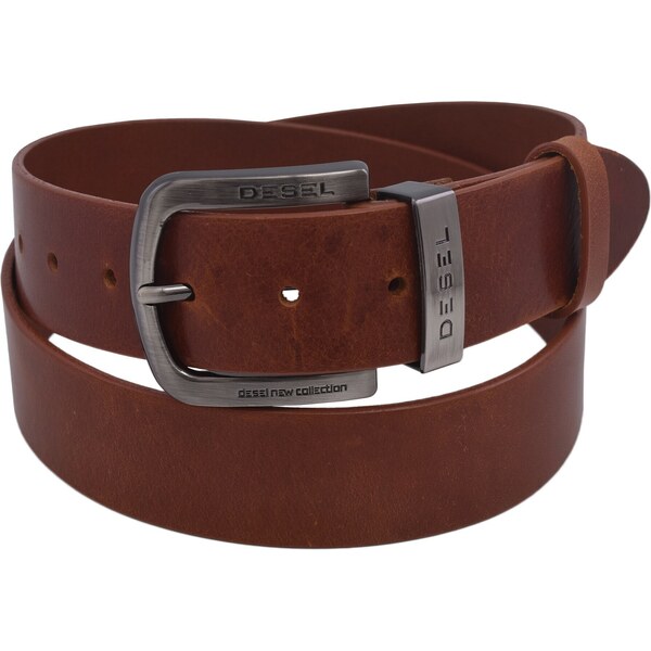 Mercucio Pánsky kožený opasok 740-40-81 koňak hladký pracka Desel 64508189