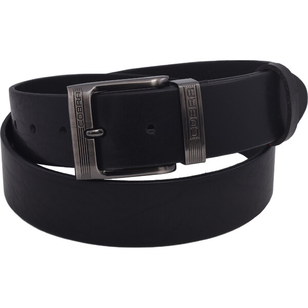 Mercucio Pánsky kožený opasok 740-40-67 čierny hladký pracka Cobra 64508176