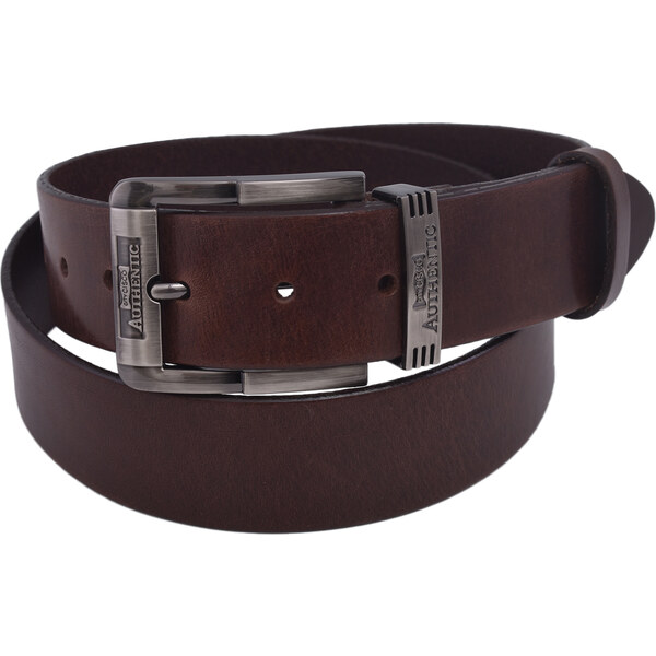Mercucio Pánsky kožený opasok 740-40-74 tmavohnedý hladký pracka 64508182