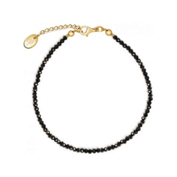 Taboo náramok na nohu Kvet života Spinel čierny tb901 43397834