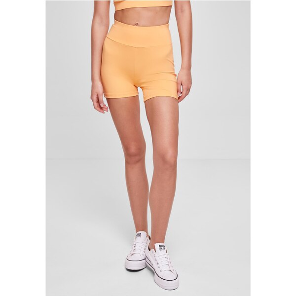 Urban Classics Womens Recycled High Waist Cycle Hot Pants paleorange 50679026