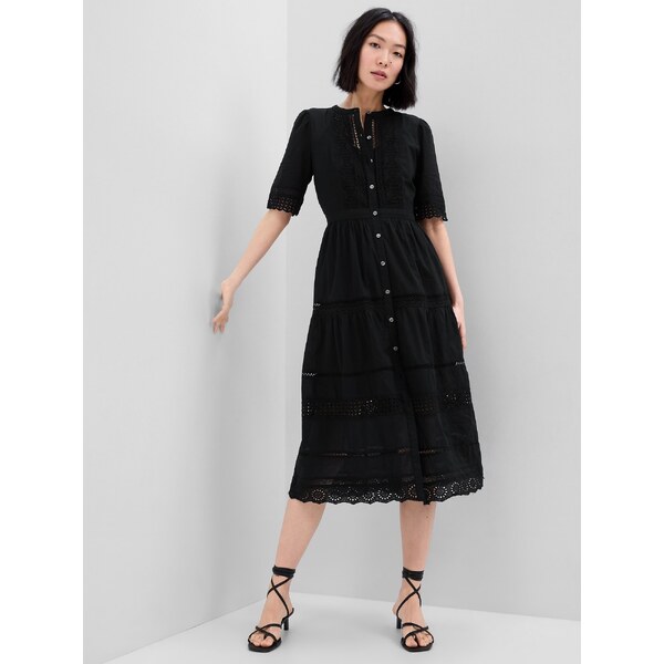 GAP Dámske Šaty midi s madeirou 595234-03 66268111