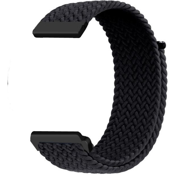 Madvell Pletený nylonový remienok na suchý zips Čierna 20mm 44954645