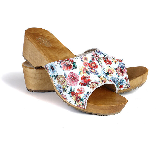 Glara Dámske šlapky - dreváky 40958321