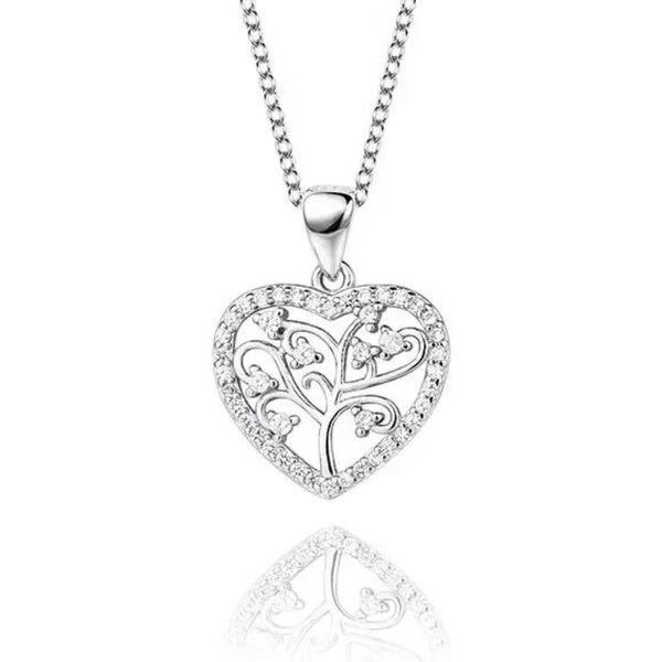 Olivie Strieborný náhrdelník STROM ŽIVOTA 7404 41027891