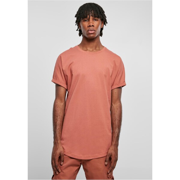 Urban Classics Terracotta Long Shape Turnup Tee 50686783
