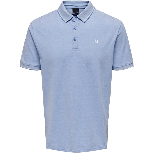 Only & Sons Tričko Fletcher svetlomodrá / biela 41024914