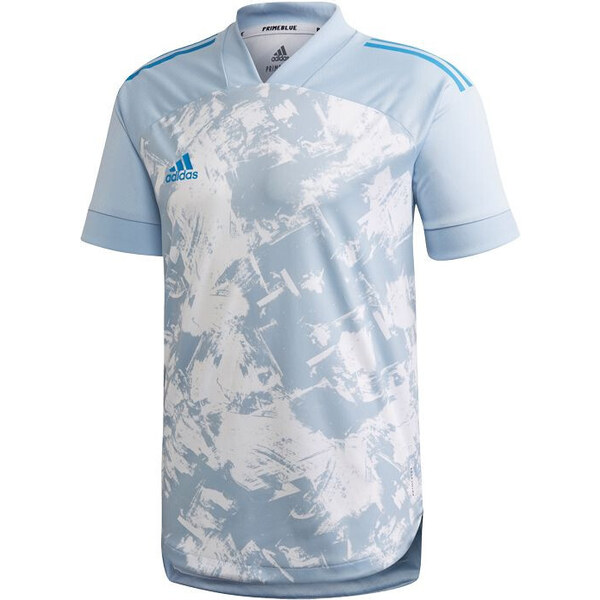 Pánske tričko Condivo FI4221 svetlo modrá s bielou - Adidas 49773102