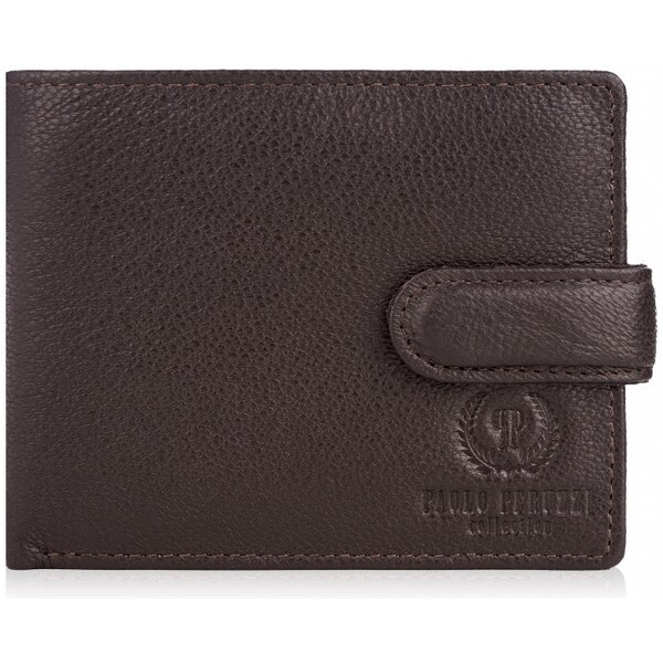 PAOLO PERUZZI Kožená peňaženka | hnedá T-76-BR 41085786