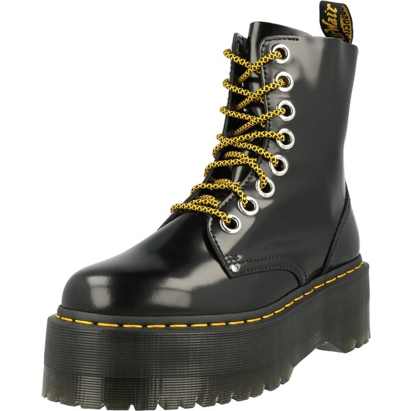 Dr. Martens Šnurovacie členkové čižmy Max tmavožltá / čierna 41138932