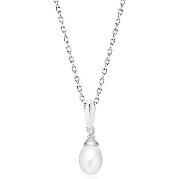 Olivie Strieborný náhrdelník PERLA 7411 41171687