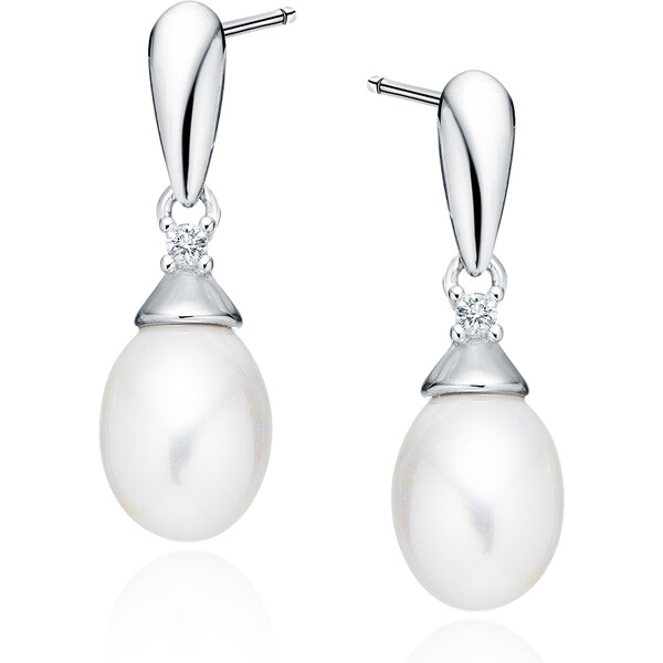 Olivie Strieborné náušnice PERLA 4107 41171688