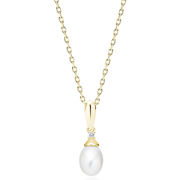 Olivie Strieborný náhrdelník PERLA 7413 41171689