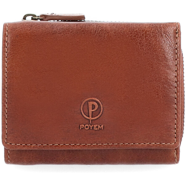 Dámska kožená peňaženka Poyem koňaková 5227 Poyem KO 64020007