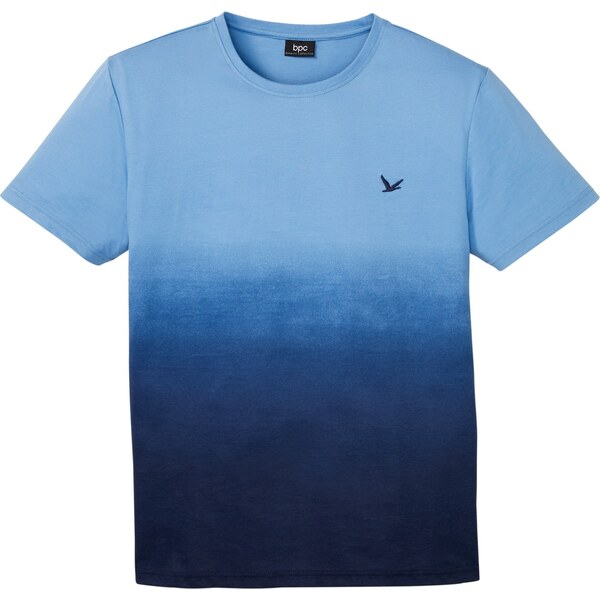 bonprix Tričko z čistej bavlny, farba modrá 45137712