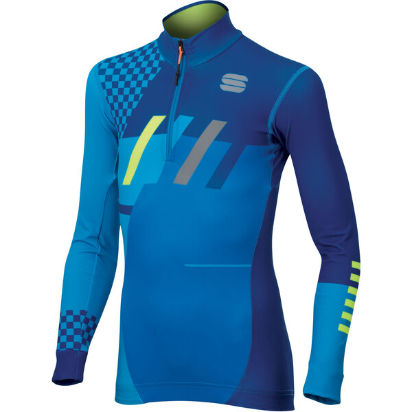 Sportful SQUADRA Junior top svetlomodrý/tmavomodrý 58444493