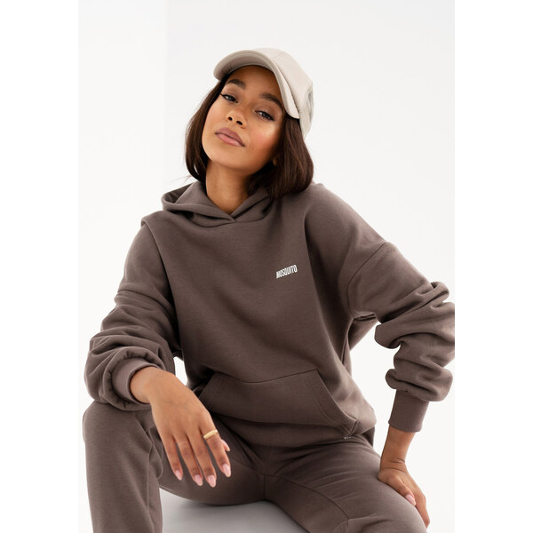 Mosquito Dámska tepláková mikina s kapucňou Pure Savannah Tan hnedá, 41203281