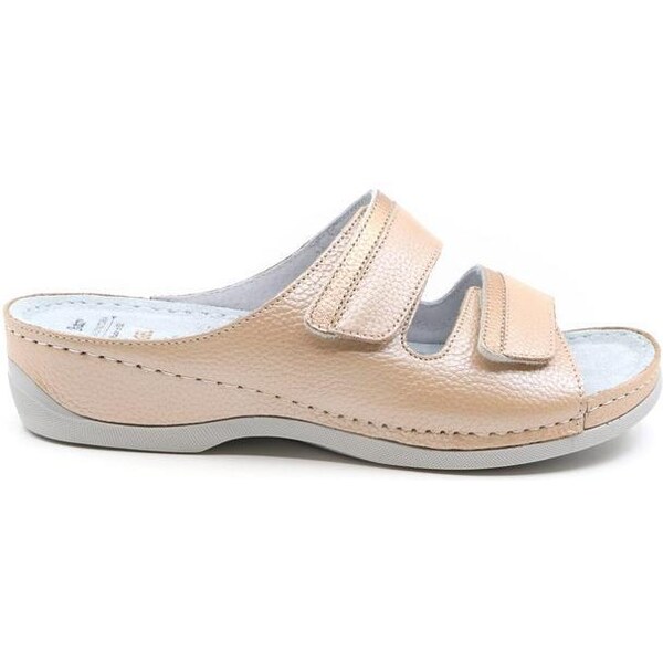 Dámske kožené broskyňové šľapky BATZ REA 41213995