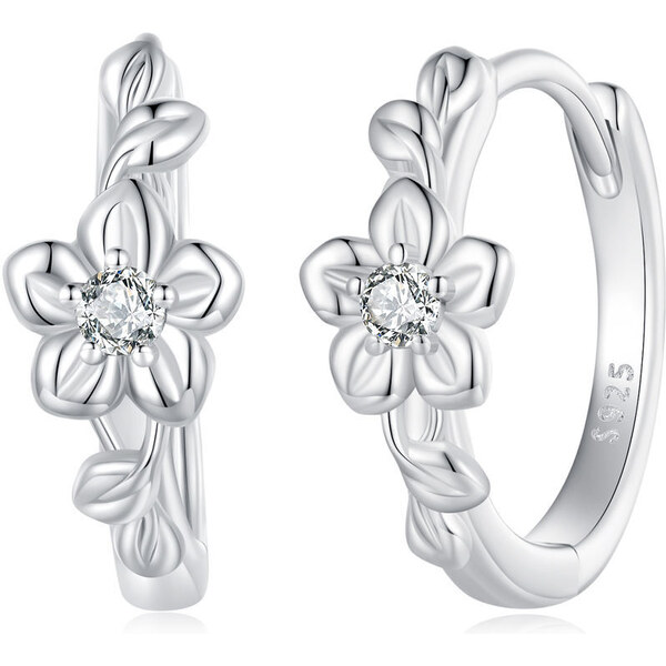 Olivie Strieborné krúžky KVETINKA 7421 41220793