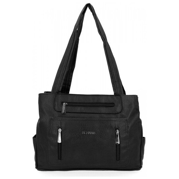 Dámská kabelka shopper bag Hernan čierna 3892 41217875