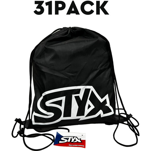 31PACK pánske trenky Styx klasická guma - trenky na mesiac 30401167
