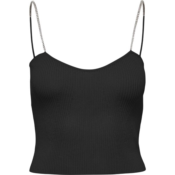 ONLY Vyšívaný top Moon čierna 44679971