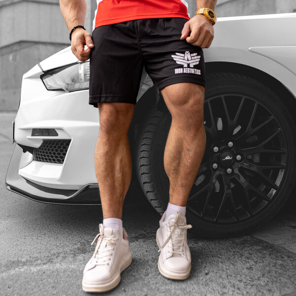 Funkčné kraťasy Iron Aesthetics Classic, čierne 24553668