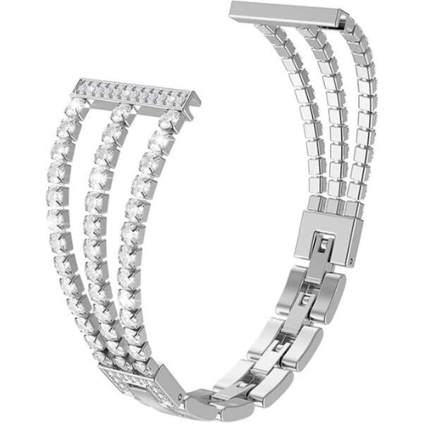 Madvell Elegantný kovový remienok Zira strieborná 20mm 46928188