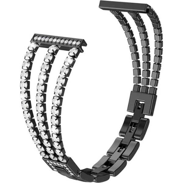 Madvell Elegantný kovový remienok Zira čierna 20mm 44954752