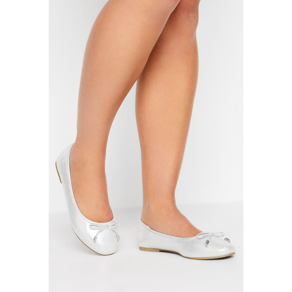 (veľ. 40) Balerínky so strieborným leskom 64239919