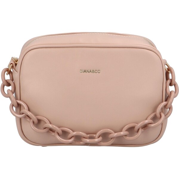 Dámska crossbody kabelka púdrovo ružová - DIANA & CO Aftery telová 41686633