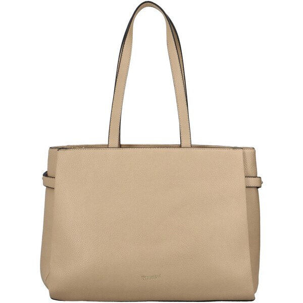 Coveri Priestranná dámska koženková taška na rameno Chantal, zemitá 66563360