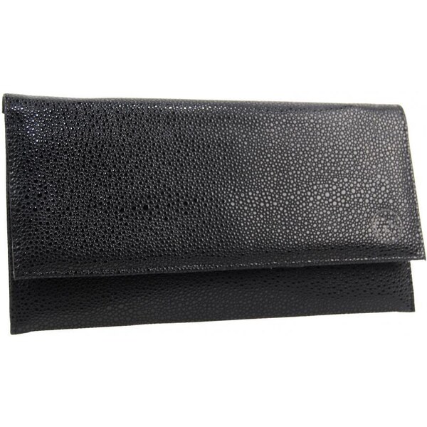 Elegantná čierna tenká dámska listová kabelka SP07 GROSSO 41359061