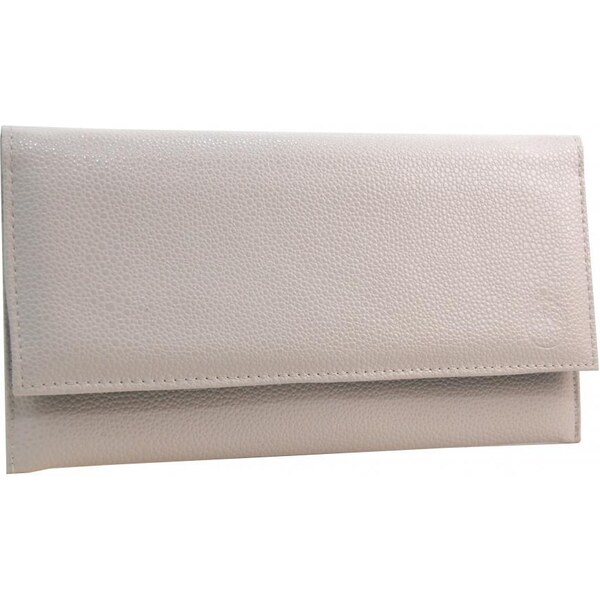 Elegantná béžová tenká dámska listová kabelka SP07 GROSSO 41359062