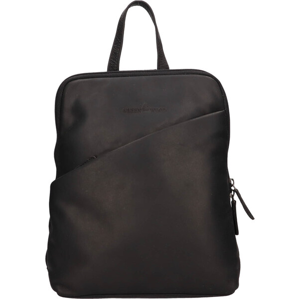 Dámsky kožený batoh Greenwood Jade - čierna 41366196