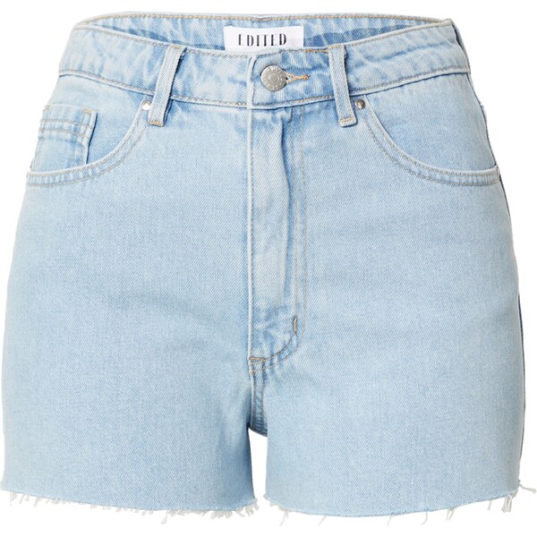 EDITED Džínsy Jen modrá denim 41385345
