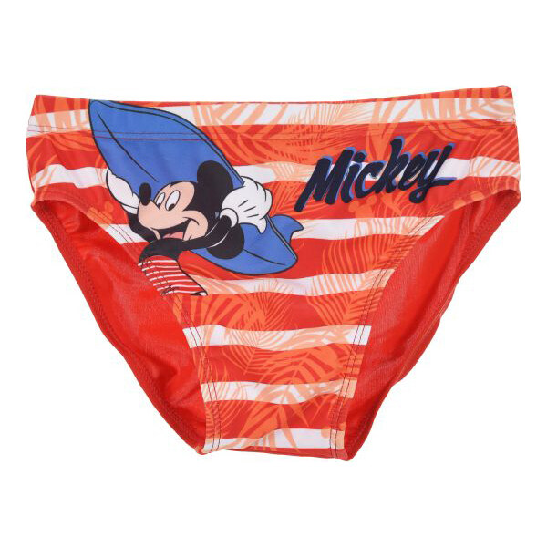 Mickey Mouse chlapčenské červené pruhované plavky 16437782