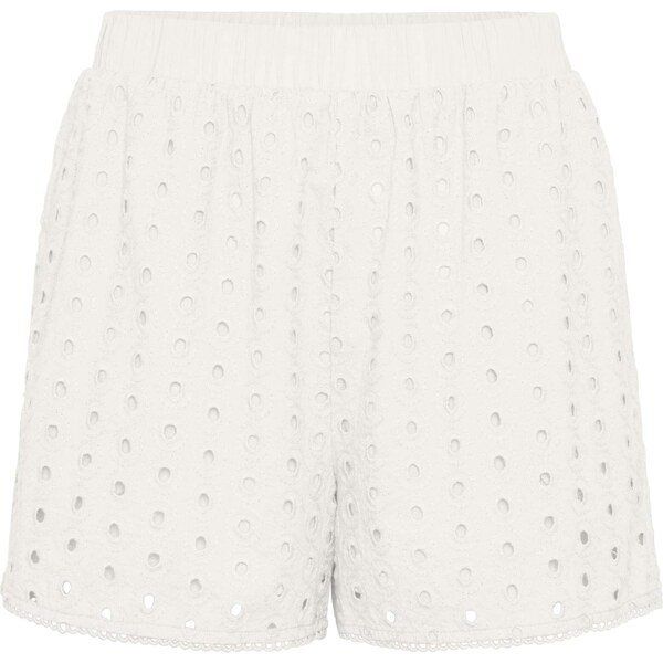 PIECES Nohavice Højtaljede prírodná biela 56522562