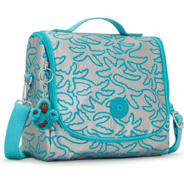 KIPLING Kabelka New Kichirou tyrkysová / striebornosivá 54247304