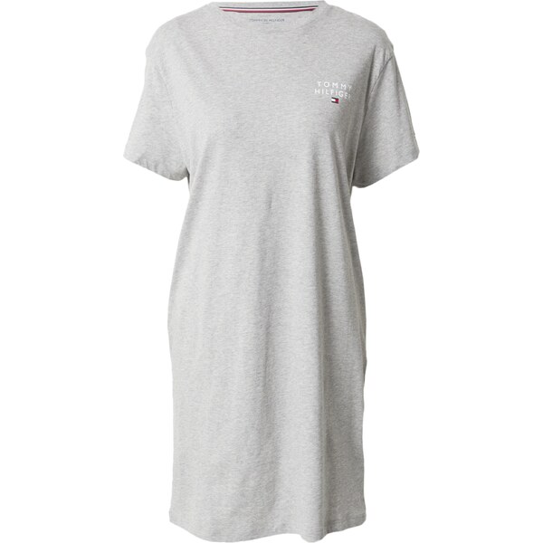 Tommy Hilfiger Underwear Nočná košieľka sivá melírovaná / červená / 41491672