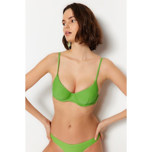 Trendyol zelené bikiny top 50558242