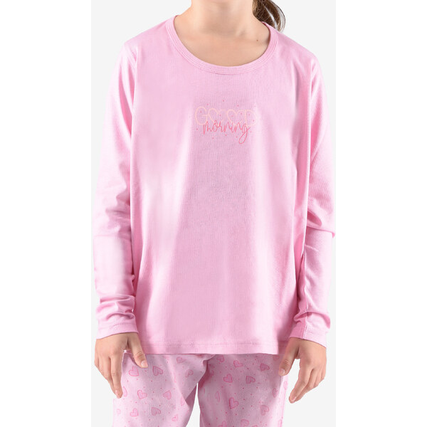 Dievčenské pyžamo Gina ružové (29007-MBRLBR) 152 65596877