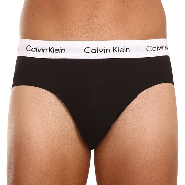 3PACK pánske slipy Calvin Klein čierne (U2661G-001) 3966570