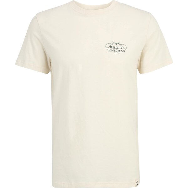 Iriedaily Tričko Bonsigh béžová / tmavozelená 43054951