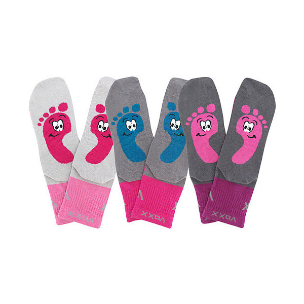 3PACK detské ponožky Voxx viacfarebné (Barefootik-mix-girl) 25/29 36013907
