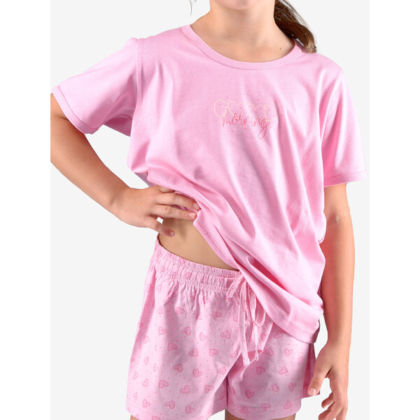 Dievčenské pyžamo Gina ružové (29007-MBRLBR) 152 36224257