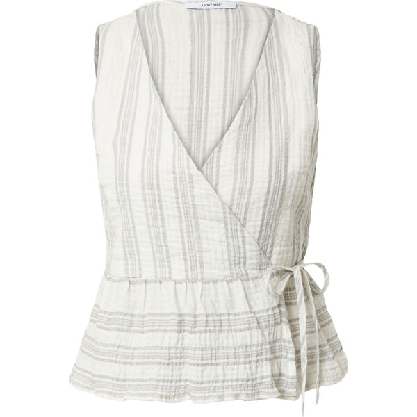 ABOUT YOU Top Felize zlatá / sivá / zelená 54248690