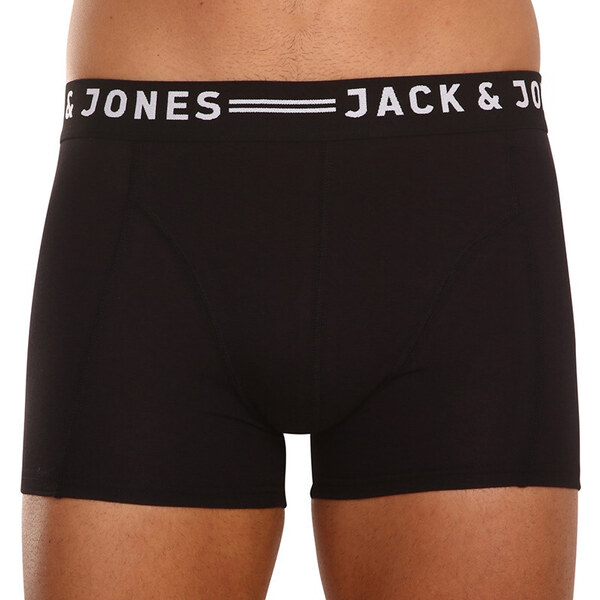 3PACK pánske boxerky Jack and Jones čierne (12081832 - black/black) 26067145