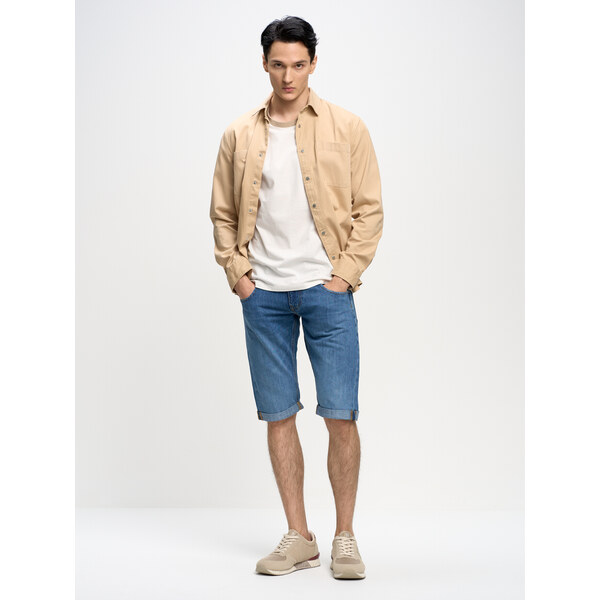 Big Star Mans Bermuda Shorts 111212 Denim 35175075